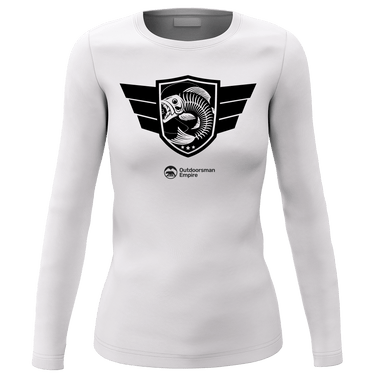 Fishing Air Force Women Long Sleeve Shirt